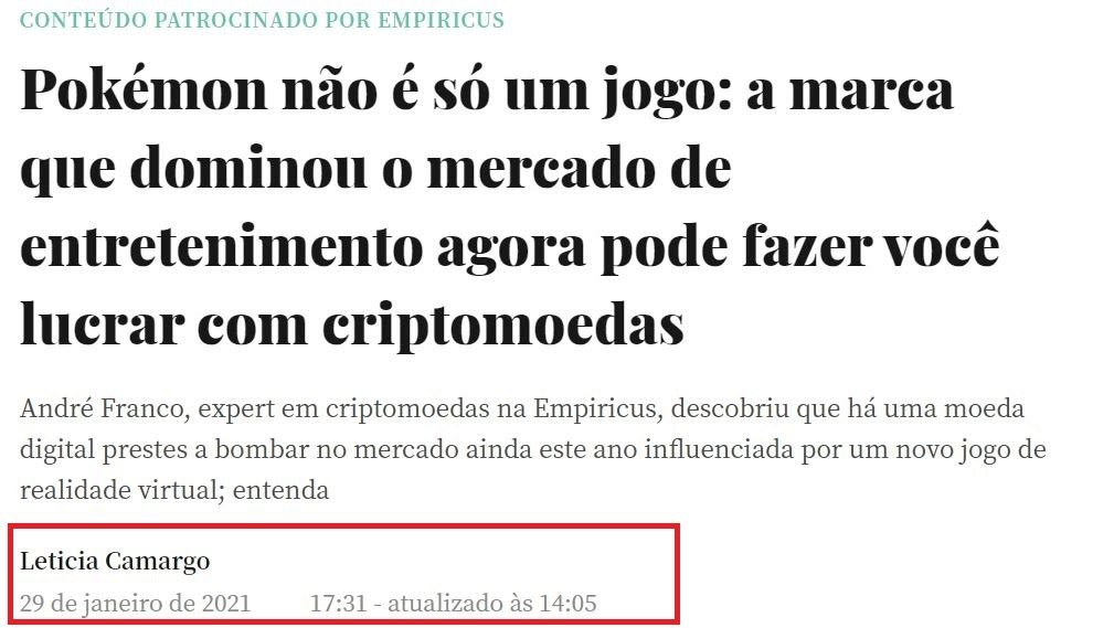 Empiricus: Alerta aos amigos, empresários e criptoinvestidores!