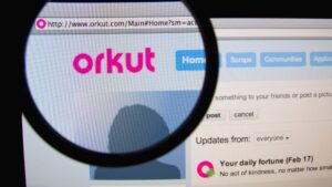tela inicial do site Orkut