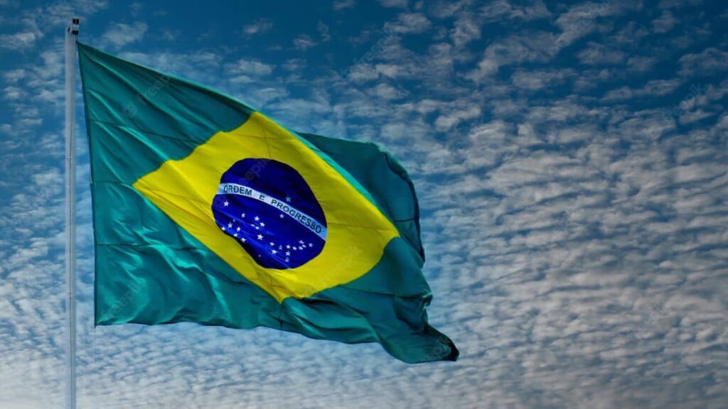 Bandeira Brasil mercado