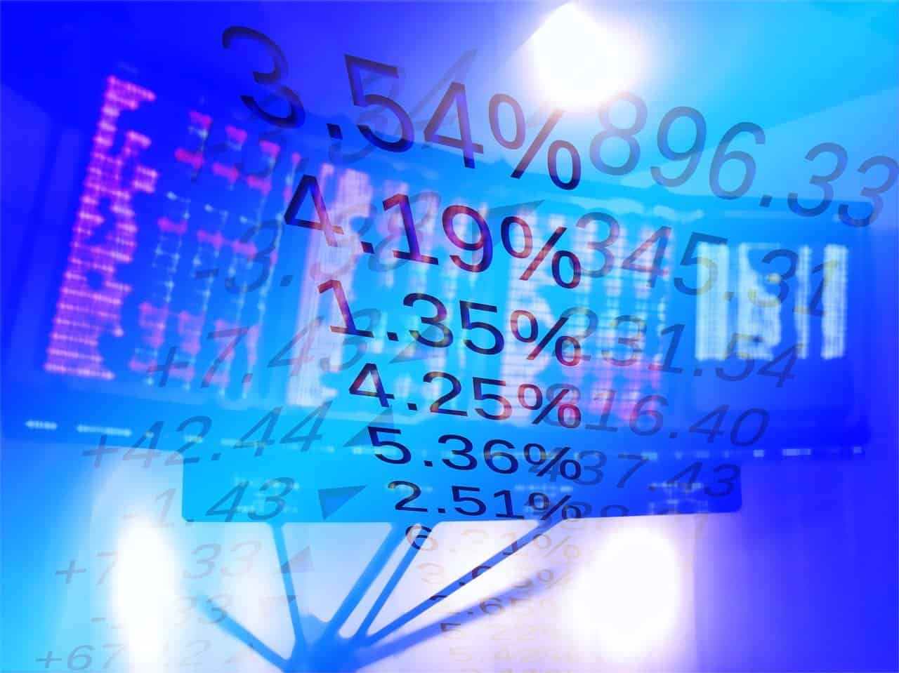 Imagem com números e porcentagens representando como declarar CDBs no Imposto de Renda.