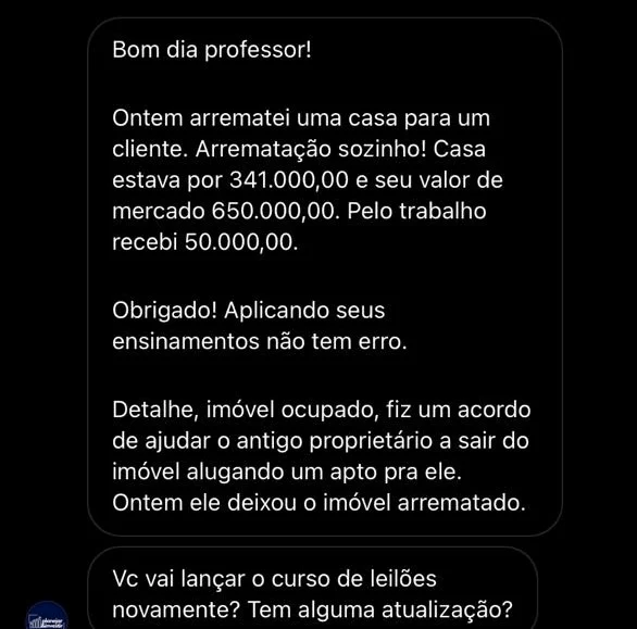 Curso de Leilão de Imóveis