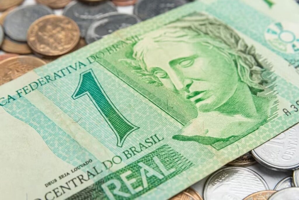 Imagem de uma nota de um real paa representar a tributação do tesouro direto.