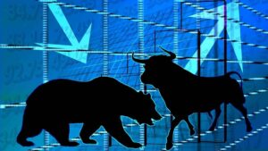 Imagem representando o Bull Market, uma expressão usada para definir momentos de grande otimismo e tendência de alta no mercado.