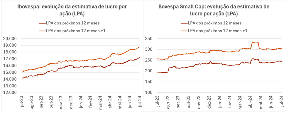 ibovespa versus small caps