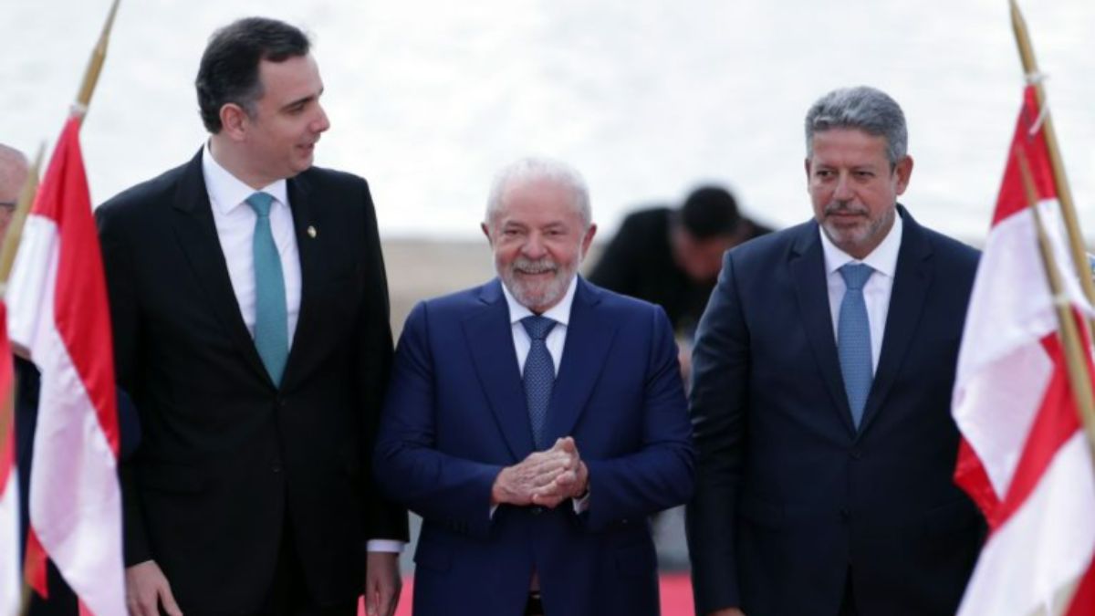 presidente Lula com Arthur Lira e Rodrigo Pacheco pacote fiscal