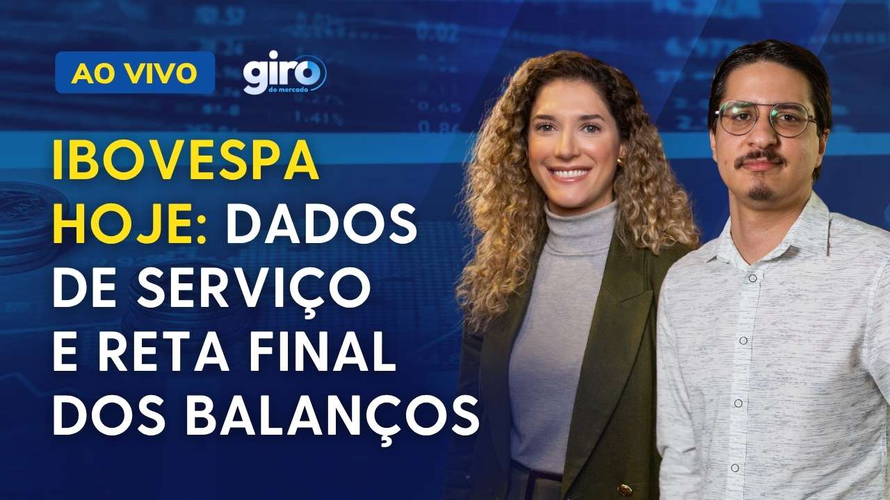 Ibovespa (IBOV) reage aos dados de serviço e reta final dos balanços do 1T25