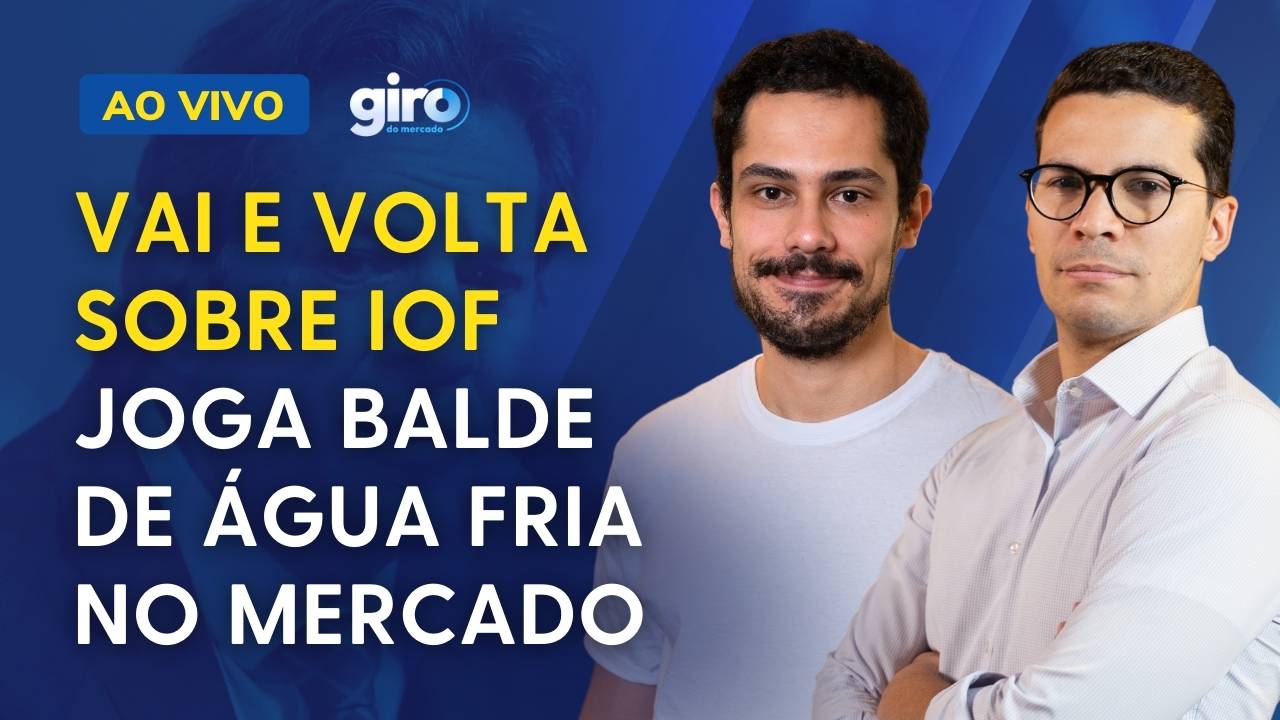 Ibovespa (IBOV) em queda com vai e volta do governo sobre IOF