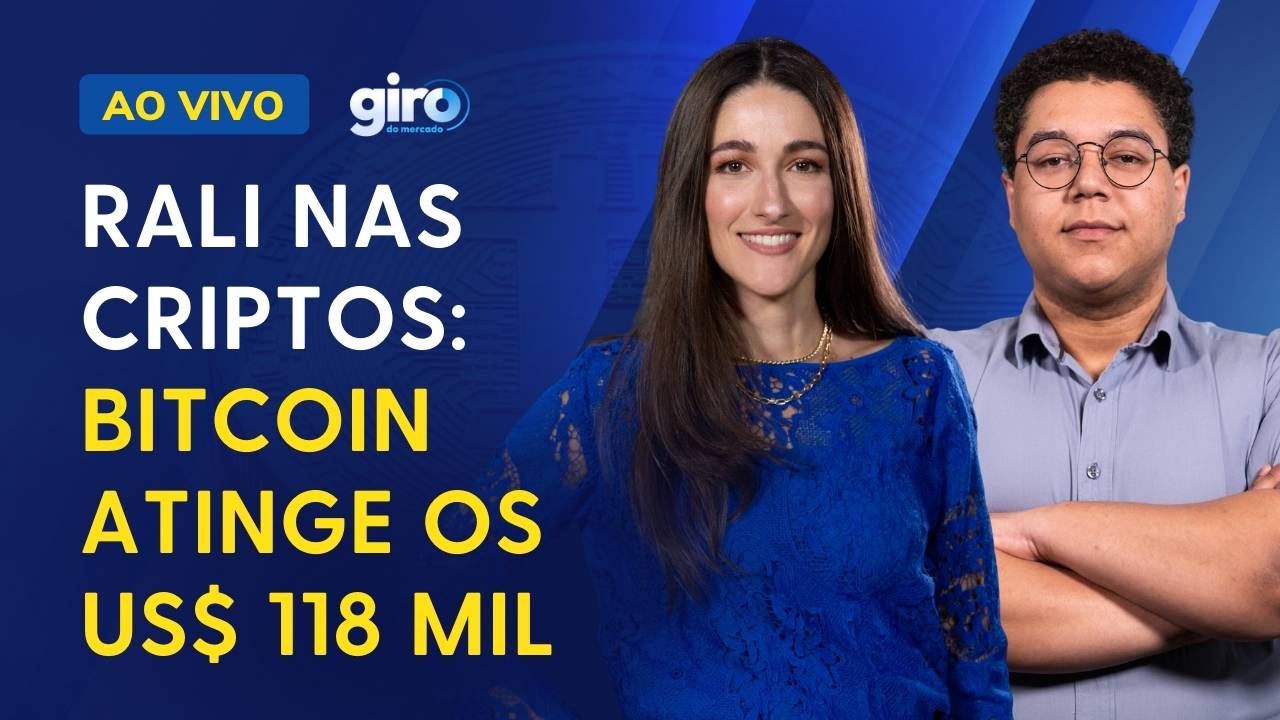 Bitcoin (BTC) DECOLA aos US$ 118 mil e criptomoedas entram em rali nesta sexta