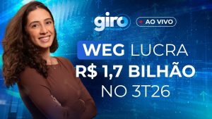 Thumb vídeo Weg cai após 3T26 abaixo do esperado, ELEIÇÕES seguem acirradas e SpaceX dispara com balanço sólido